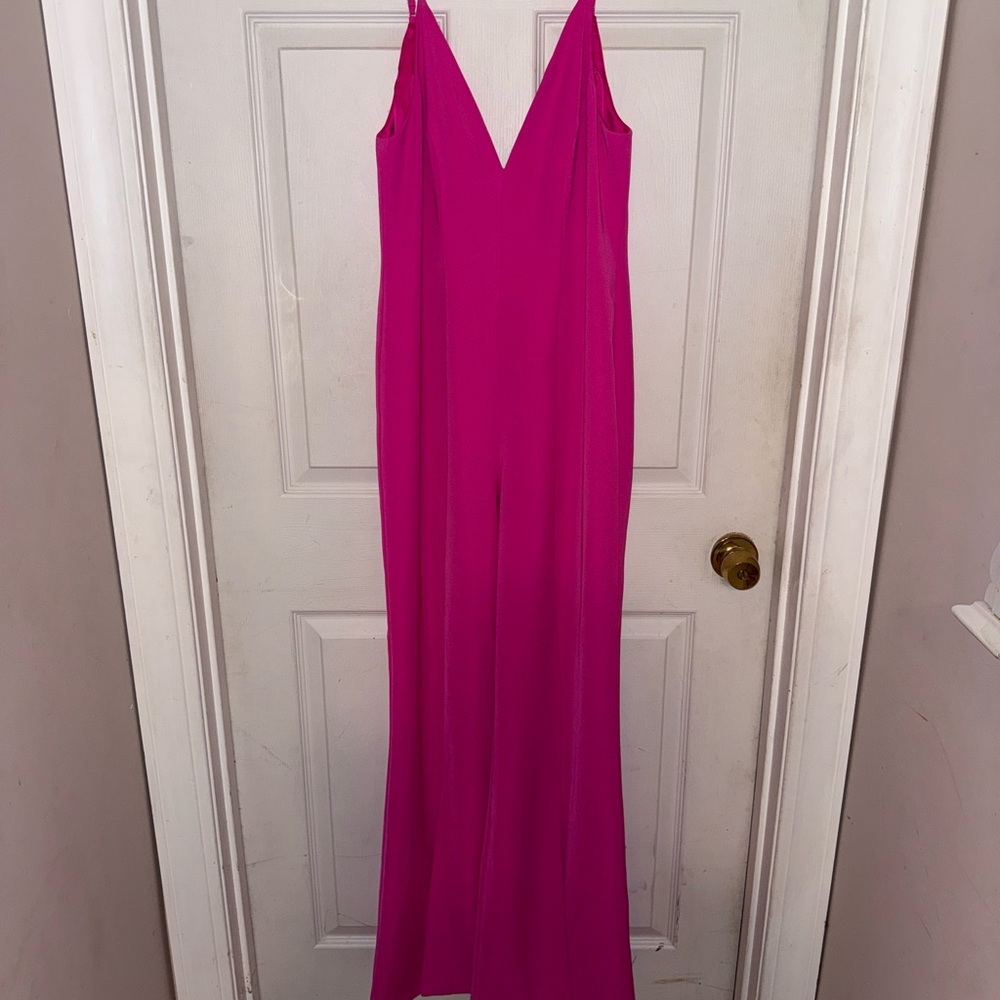 Elegant Pink Women's jump suit